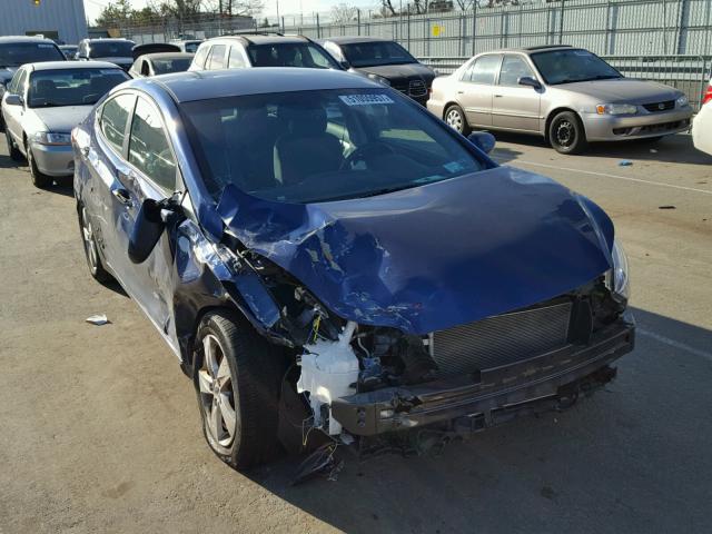 KMHDH4AE3DU501793 - 2013 HYUNDAI ELANTRA GL BLUE photo 1