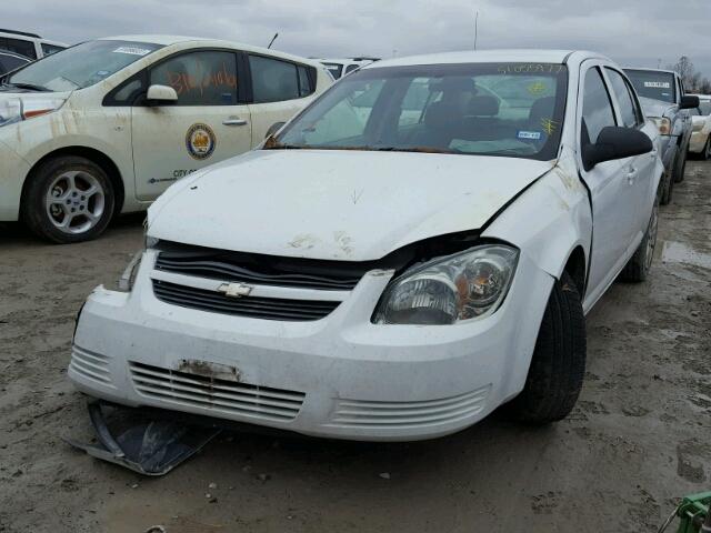 1G1AB5F51A7102696 - 2010 CHEVROLET COBALT LS WHITE photo 2