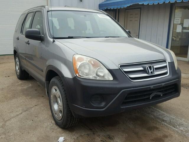 JHLRD78505C054783 - 2005 HONDA CR-V LX SILVER photo 1