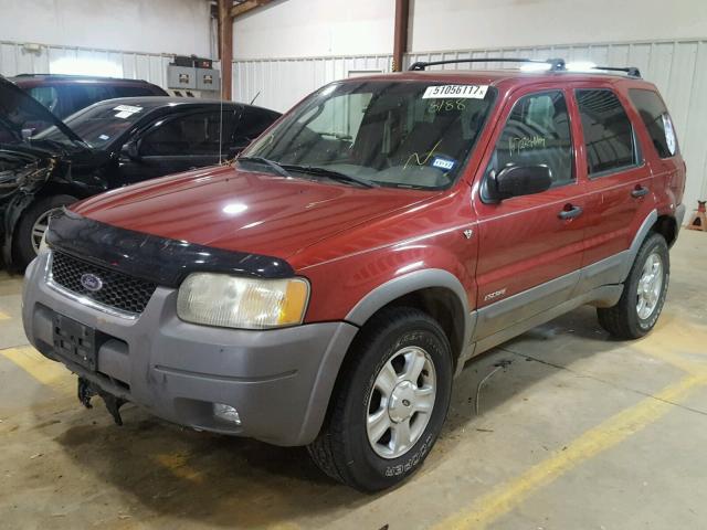1FMYU04121KF08188 - 2001 FORD ESCAPE XLT RED photo 2