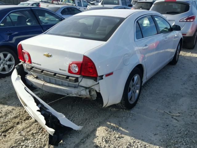 1G1ZC5EB7AF241857 - 2010 CHEVROLET MALIBU 1LT WHITE photo 4