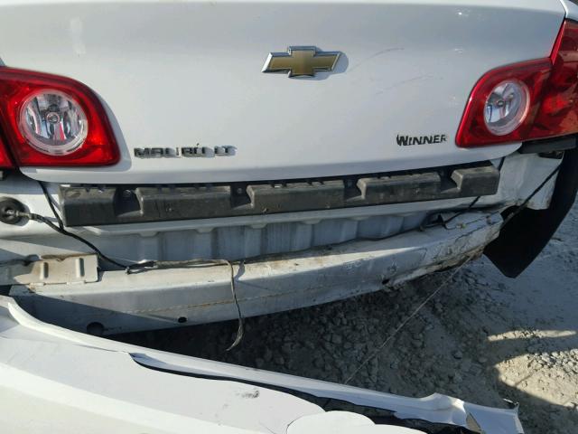 1G1ZC5EB7AF241857 - 2010 CHEVROLET MALIBU 1LT 白色 照片 9