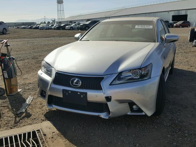 JTHCE1BL6D5018439 - 2013 LEXUS GS 350 SILVER photo 2