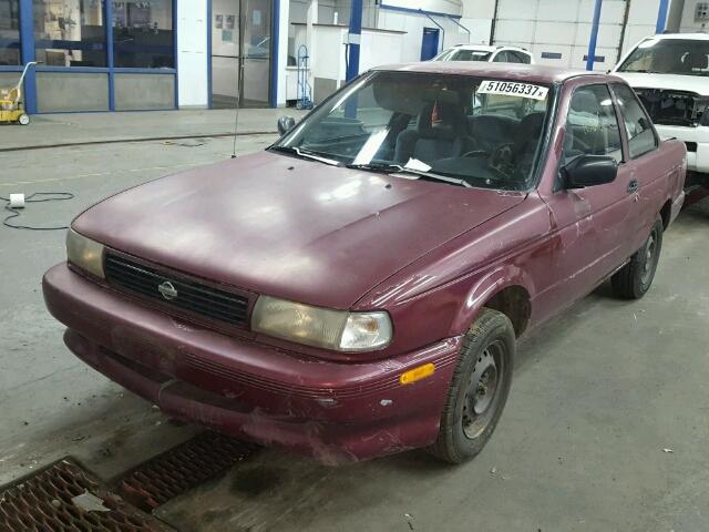 1N4EB32A0RC883820 - 1994 NISSAN SENTRA E MAROON photo 2