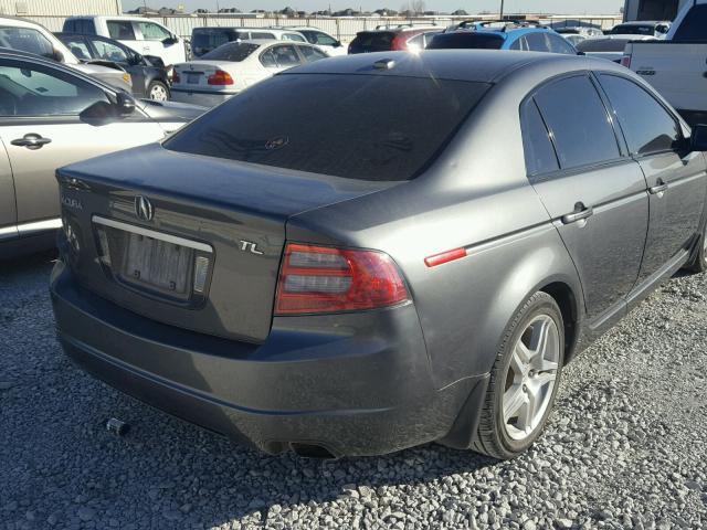 19UUA66288A002645 - 2008 ACURA TL GRAY photo 4