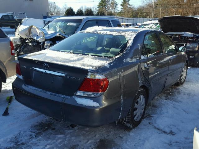 4T1BE32K96U696817 - 2006 TOYOTA CAMRY LE ნაცრისფერი ფოტო 4
