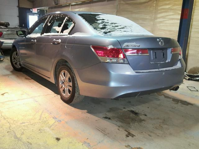 1HGCP2F4XCA102694 - 2012 HONDA ACCORD LXP BLUE photo 3