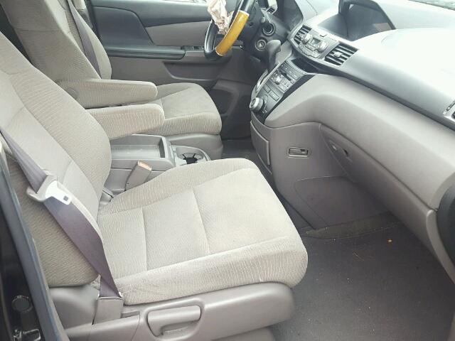 5FNRL5H48DB024640 - 2013 HONDA ODYSSEY EX BLACK photo 5