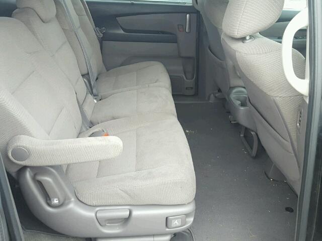 5FNRL5H48DB024640 - 2013 HONDA ODYSSEY EX BLACK photo 6