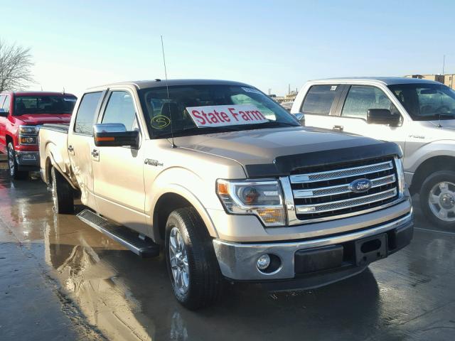 1FTFW1CF7DKF31267 - 2013 FORD F150 SUPER GOLD photo 1