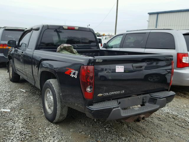 1GCCS19E588150145 - 2008 CHEVROLET COLORADO BLACK photo 3