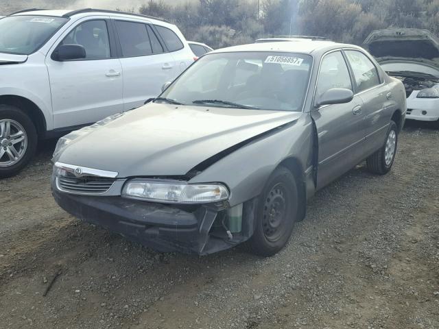 1YVGE22C2V5649189 - 1997 MAZDA 626 DX BEIGE photo 2