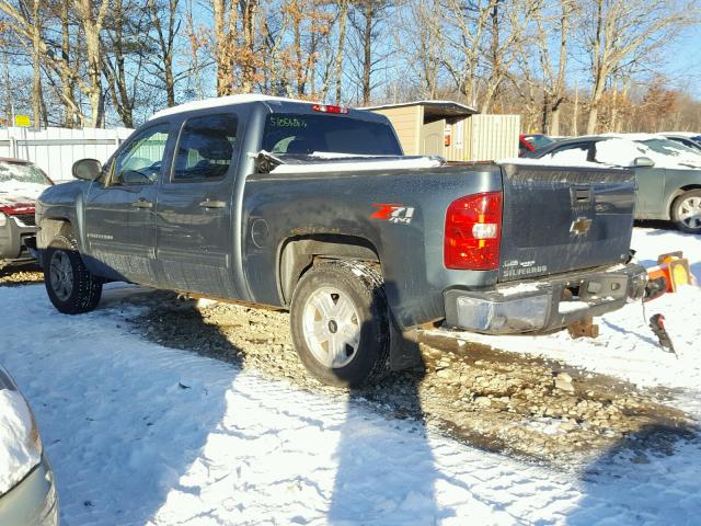 3GCEK23369G174343 - 2009 CHEVROLET SILVERADO BLUE photo 3