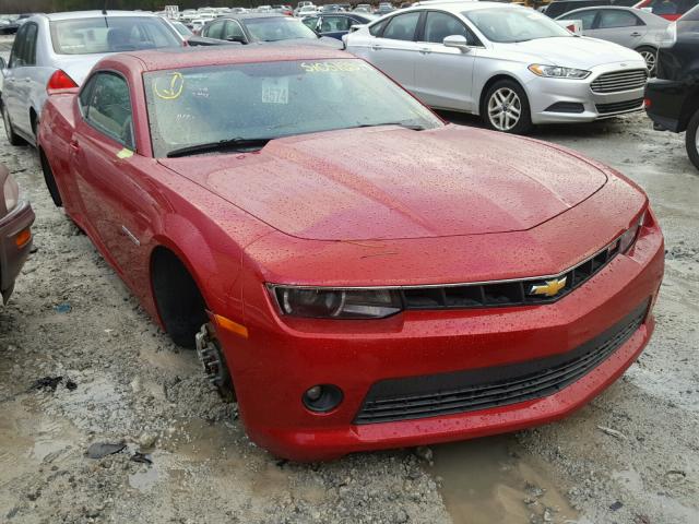 2G1FC1E3XE9129041 - 2014 CHEVROLET CAMARO LT RED photo 1