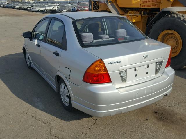 JS2RA41S435159662 - 2003 SUZUKI AERIO S SILVER photo 3