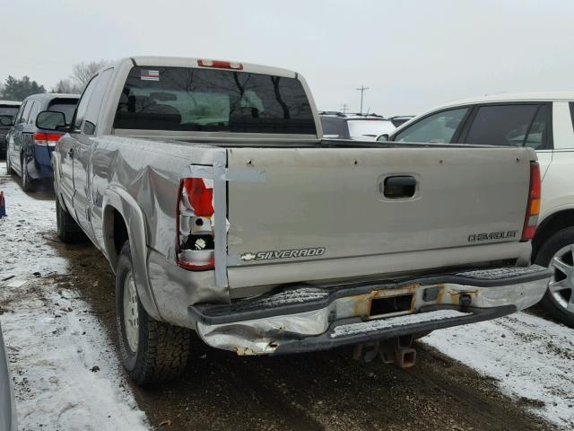 1GCEK19T12Z343658 - 2002 CHEVROLET SILVERADO TAN photo 3