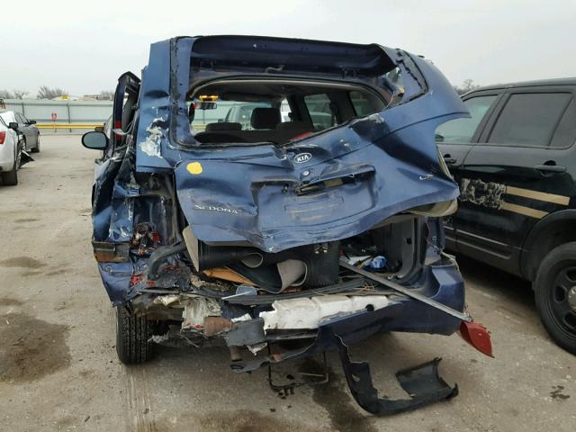 KNDUP131246594178 - 2004 KIA SEDONA EX BLUE photo 9