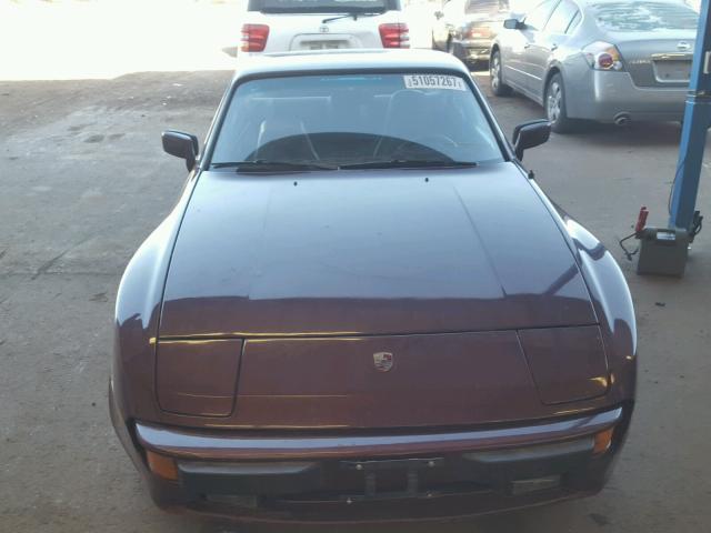 WP0AA0940EN454248 - 1984 PORSCHE 944 BURGUNDY photo 10