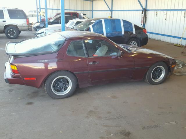 WP0AA0940EN454248 - 1984 PORSCHE 944 BURGUNDY photo 9