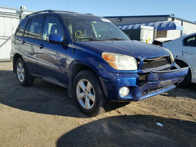 JTEGD20VX40036807 - 2004 TOYOTA RAV4 BLUE photo 1