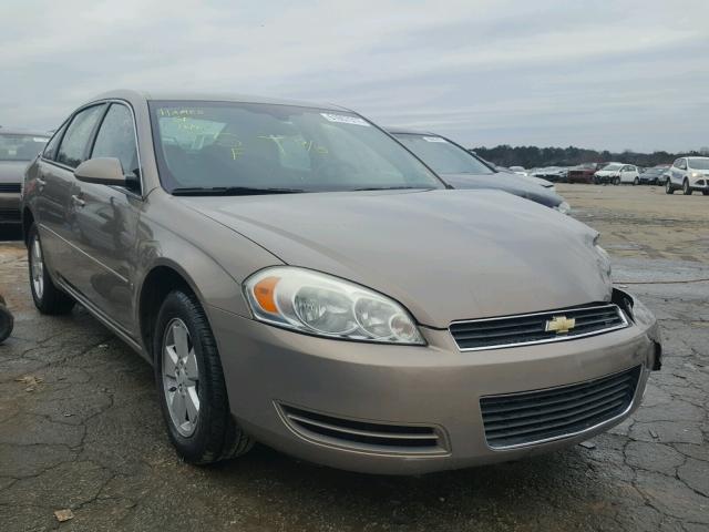 2G1WT55K879162458 - 2007 CHEVROLET IMPALA LT TAN photo 1