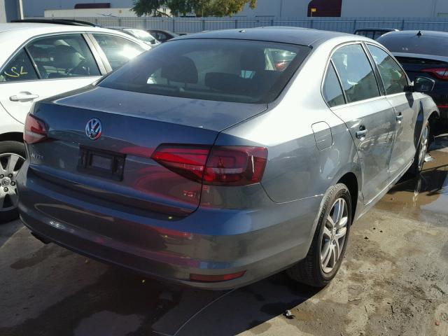 3VW2B7AJ1HM377865 - 2017 VOLKSWAGEN JETTA S GRAY photo 4