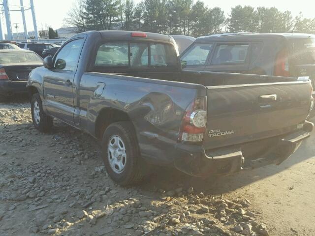 5TENX22N29Z637278 - 2009 TOYOTA TACOMA GRAY photo 3