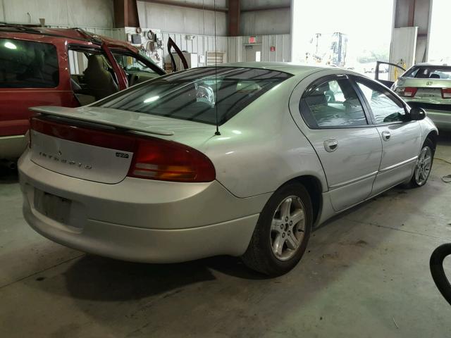 2B3HD56G84H599483 - 2004 DODGE INTREPID E SILVER photo 4