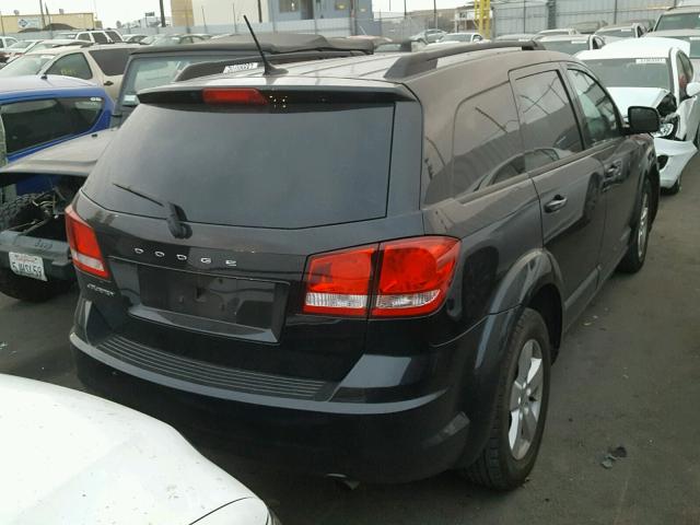 3C4PDCAB8DT575833 - 2013 DODGE JOURNEY SE BLACK photo 4