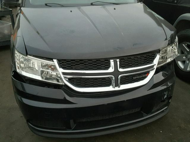 3C4PDCAB8DT575833 - 2013 DODGE JOURNEY SE BLACK photo 7