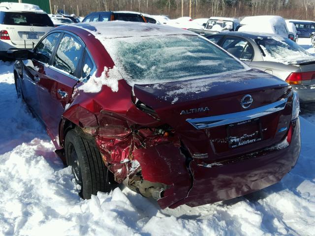 1N4AL3AP0EN363732 - 2014 NISSAN ALTIMA 2.5 BURGUNDY photo 3