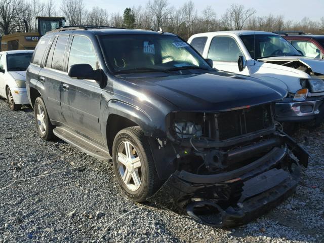 1GNDS13S272246309 - 2007 CHEVROLET TRAILBLAZE BLACK photo 1