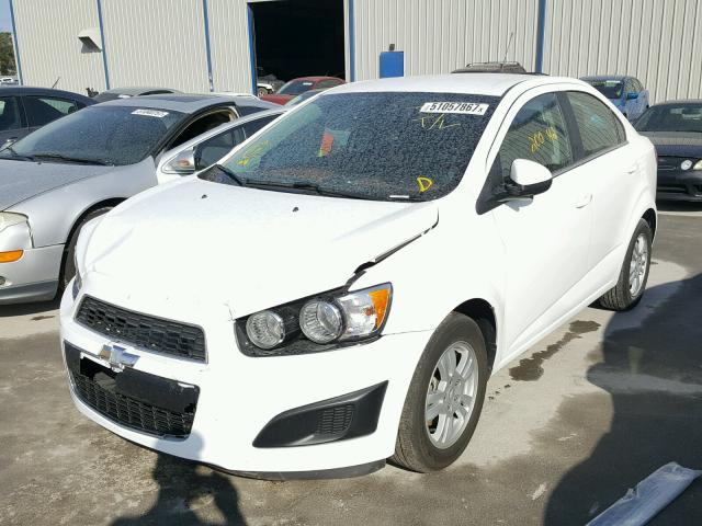 1G1JC5SH0G4179647 - 2016 CHEVROLET SONIC LT WHITE photo 2