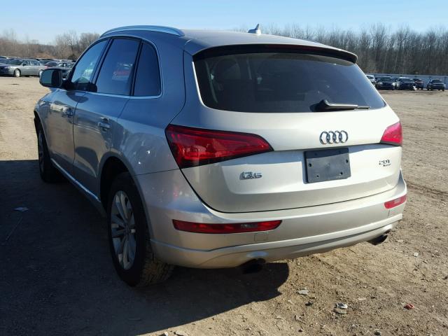 WA1CFBFP8DA064731 - 2013 AUDI Q5 PREMIUM SILVER photo 3