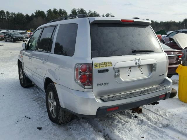 2HKYF18676H504007 - 2006 HONDA PILOT EX BLACK photo 3