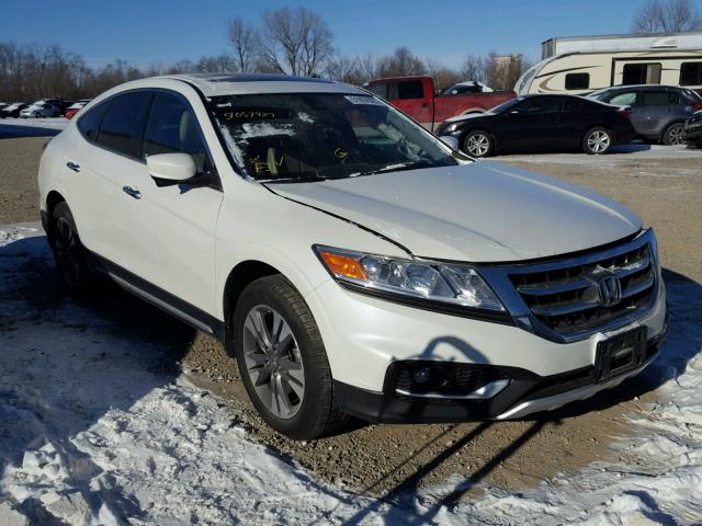 5J6TF2H57DL001426 - 2013 HONDA CROSSTOUR WHITE photo 1