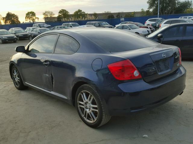 JTKDE177760069376 - 2006 TOYOTA SCION TC 蓝色 照片 3