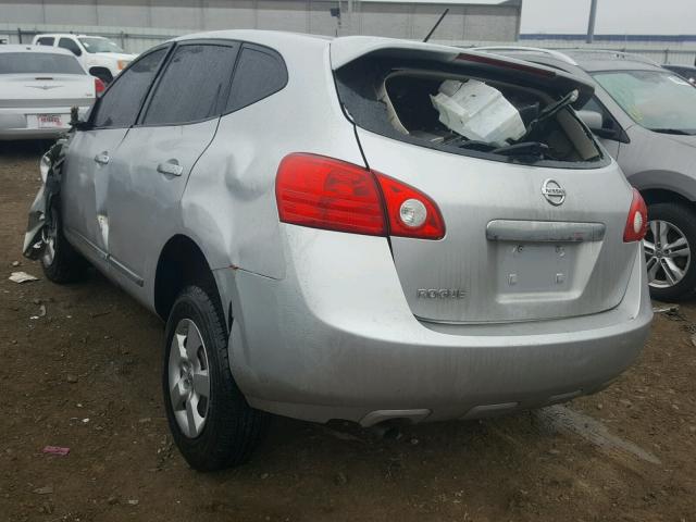 JN8AS5MT8BW570784 - 2011 NISSAN ROGUE S SILVER photo 3