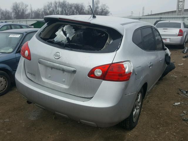 JN8AS5MT8BW570784 - 2011 NISSAN ROGUE S SILVER photo 4