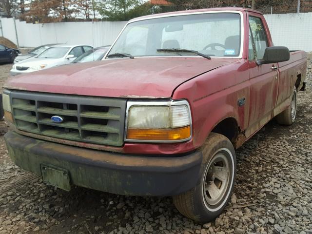 1FTDF15Y0SLA87033 - 1995 FORD F150 RED photo 2