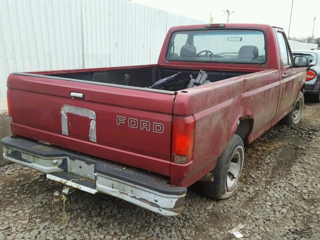 1FTDF15Y0SLA87033 - 1995 FORD F150 RED photo 4