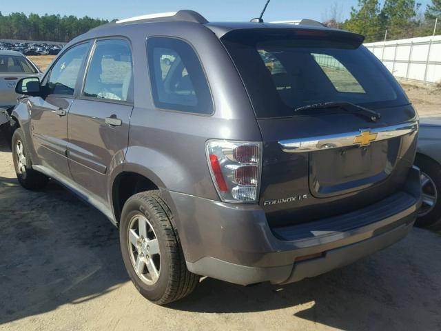 2CNDL13F976064324 - 2007 CHEVROLET EQUINOX LS GRAY photo 3