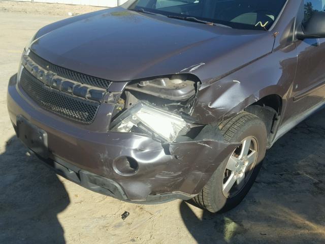 2CNDL13F976064324 - 2007 CHEVROLET EQUINOX LS GRAY photo 9