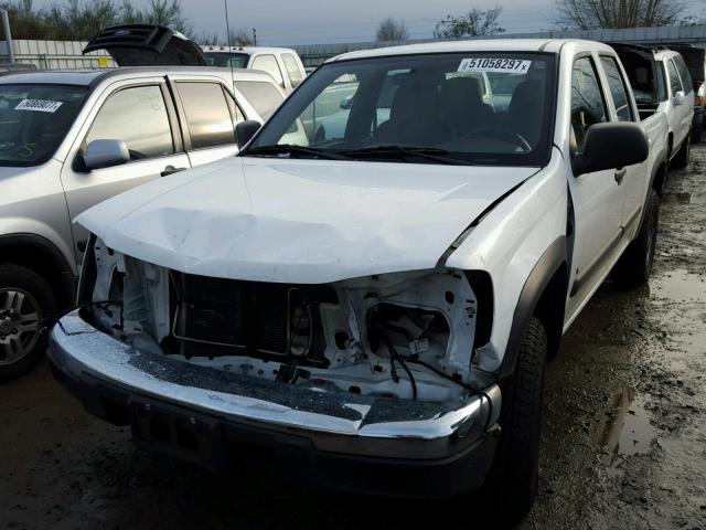 1GCDT136968134286 - 2006 CHEVROLET COLORADO WHITE photo 2