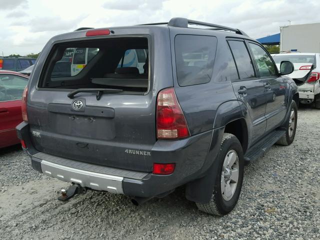 JTEBU14R130018101 - 2003 TOYOTA 4RUNNER SR GRAY photo 4