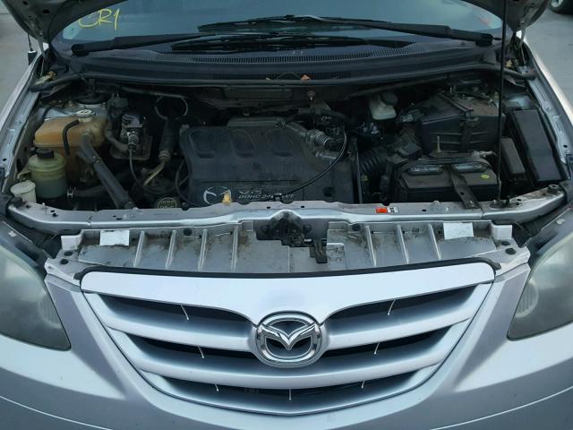 JM3LW28A060567166 - 2006 MAZDA MPV WAGON SILVER photo 7