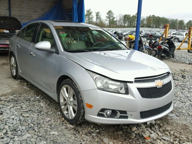 1G1PH5S95B7233312 - 2011 CHEVROLET CRUZE LTZ SILVER photo 1