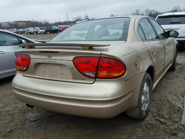 1G3NL52E03C276653 - 2003 OLDSMOBILE ALERO GL GOLD photo 4