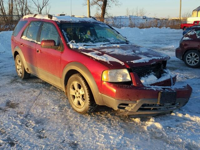 1FMDK02107GA32350 - 2007 FORD FREESTYLE RED photo 1