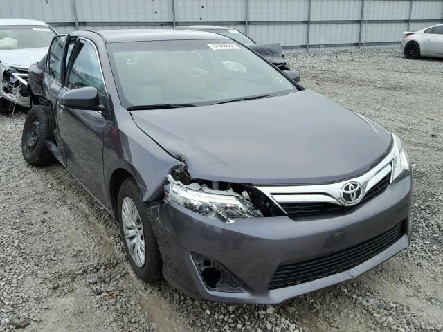 4T4BF1FK6ER432292 - 2014 TOYOTA CAMRY L GRAY photo 1